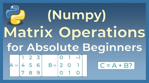 matrix product numpy